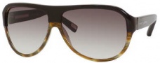 Marc Jacobs 343/S Sunglasses Sunglasses - 0UVH Brown Green Horn (JS Gray Gradient Lens)