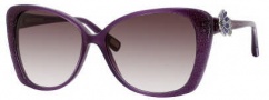 Marc Jacobs 347/S Sunglasses Sunglasses - 0YHP Violet / Glitter Violet (J8 Mauve Gradient Lens)