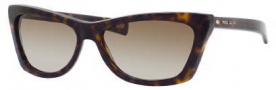Marc Jacobs 389/S Sunglasses Sunglasses - 0086 Dark Havana (CC Brown Gradient Lens)