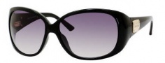 Jimmy Choo Bryon/S Sunglasses Sunglasses - 0D28 Shiny Black (JJ Gray Gradient Lens)