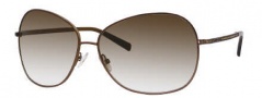 Jimmy Choo Crocus/S Sunglasses Sunglasses - 0AGF Shaded Brown (02 Brown Gradient Lens)