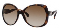 Jimmy Choo Dahlia/S Sunglasses Sunglasses - 0NSK Dark Havana (CC Brown Gradient Lens)