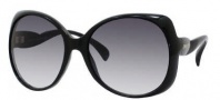 Jimmy Choo Dahlia/S Sunglasses Sunglasses - 0D28 Shiny Black (JJ Gray Gradient Lens)