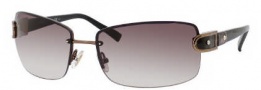 Jimmy Choo Elisa/S Sunglasses Sunglasses - 0YHB Brown Gold Black (YY Brown Gradient Lens)