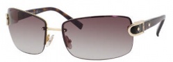Jimmy Choo Elisa/S Sunglasses Sunglasses - 0APQ Gold Dark Havana (JD Brown Gradient Lens)