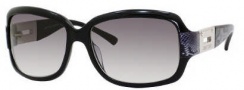 Jimmy Choo Essie/S Sunglasses Sunglasses - 0ZP3 Black Silver Snake (LF Gray Gradient Lens)