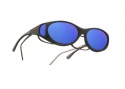 Cocoons OveRx Stream Line S Sunglasses Black Sunglasses - C602M Black / Blue Mirror