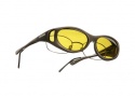 Cocoons OveRx Stream Line S Sunglasses Sand Sunglasses - C605Y Sand / Yellow