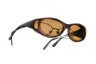 Cocoons OveRx Stream Line S Sunglasses Burgundy Sunglasses - C609A Burgundy / Amber