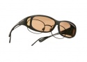 Cocoons OveRx Mini Slim MS Sunglasses Black  Sunglasses - C412S Black / Amber 