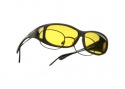 Cocoons OveRx Mini Slim MS Sunglasses Black  Sunglasses - C412Y Black / Yellow
