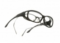 Cocoons OveRx Mini Slim MS Sunglasses Black  Sunglasses - C412N Black / Clear