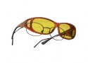 Cocoons OveRx Mini Slim MS Sunglasses Tortoise  Sunglasses - C417Y Tort / Yellow