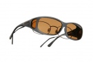 Cocoons OveRx Mini Slim MS Sunglasses Slate Sunglasses - C418A Slate / Amber