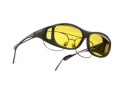 Cocoons OveRx Slim Line M Sunglasses Black Sunglasses - C402Y Black / Yellow