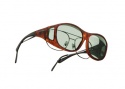 Cocoons OveRx Slim Line M Sunglasses Tortoise Sunglasses - C407G Tort / Gray