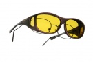 Cocoons OveRx Slim Line M Sunglasses Burgundy Sunglasses - C409Y Burgundy / Yellow
