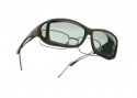 Cocoons OveRx Wide Line ML Sunglasses Black Sunglasses - C422G Black / Gray