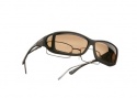 Cocoons OveRx Wide Line ML Sunglasses Black Sunglasses - C422A Black / Amber