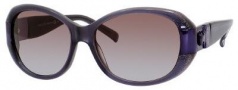 Jimmy Choo Kai/S Sunglasses Sunglasses - 0YHR Avio Glitter / Avio (QR Brown Violet Gradient Lens)