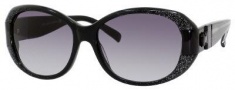 Jimmy Choo Kai/S Sunglasses Sunglasses - 0YHO Black Glitter / Black (JJ Gray Gradient Lens)