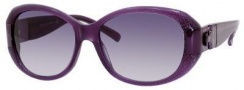 Jimmy Choo Kai/S Sunglasses Sunglasses - 0YHP Violet Glitter / Violet (AA Burgundy Mirror Gradient Lens)