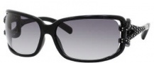 Jimmy Choo Mini JJ/Strass Sunglasses Sunglasses - 0D28 Shiny Black (JJ Gray Gradient Lens)