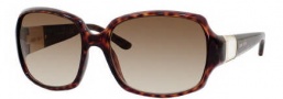 Jimmy Choo Saki/S Sunglasses Sunglasses - 0NSK Dark Havana (CC Brown Gradient Lens)