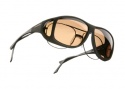 Cocoons OveRx Aviator XL Sunglasses Black  Sunglasses - C202A Black / Amber