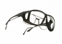 Cocoons OveRx Aviator XL Sunglasses Black  Sunglasses - C202N Black / Clear