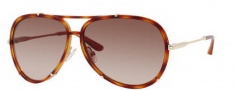 Jimmy Choo Terrence/S Sunglasses Sunglasses - 0WUK Light Havana (71 Brown Gradient Lens)