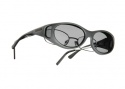 Cocoons OveRx 3D Streamline Sunglasses 3D Eyewear - C608D Slate / 3D Gray
