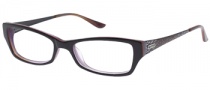 Guess GU 2227 Eyeglasses Eyeglasses - BLK: Black Over Red 