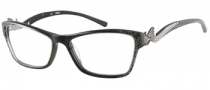 Guess GU 2246 Eyeglasses Eyeglasses - BLK: Black Sparkle