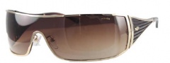 Police S8648 Sunglasses Sunglasses - 300 Gold / Brown Gradient Lens