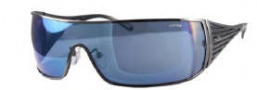 Police S8648 Sunglasses Sunglasses - 568B Silver / Blue Flash Lens