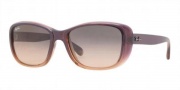 Ray-Ban RB4174 Sunglasses Sunglasses - 861/N1 Violet Gradient On Light Crystal / Gray Gradient Pink