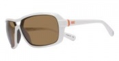 Nike Racer EV0615 Sunglasses Sunglasses - EV0615-102 White / Brown Lens