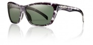 Smith Aura Sunglasses Sunglasses - Black Tortosie / Polarized Gray Green
