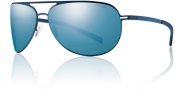 Smith Showdown Sugnlasses Sunglasses - Matte Blue / Polarized Blue Mirror