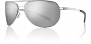 Smith Showdown Sugnlasses Sunglasses - Matte Silver / Polarized Platinum