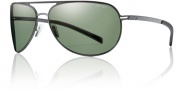 Smith Showdown Sugnlasses Sunglasses - Matte Gunmetal / Polarized Gray Green
