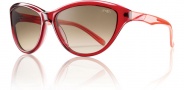 Smith Cypress Sunglasses Sunglasses - Red Coral / Brown Gradient 