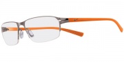 Nike 4202 Eyeglasses Eyeglasses - 069 Shiny Dark Gunmetal / Orange