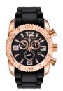 Swiss Legend Commander Chrono Watch 20067 Watches - RG-01 Rose Gold Dial / Black Band