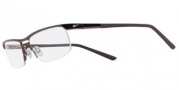 Nike 6044/2 Eyeglasses Eyeglasses - 205 Shiny Dark Brown