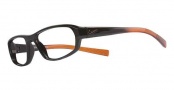 Nike 7061 Eyeglasses Eyeglasses - 220 Brown / Crystal Orange 