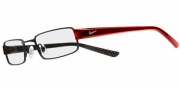 Nike 8061 Eyeglasses Eyeglasses - 027 Satin Black / Red