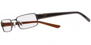 Nike 8061 Eyeglasses Eyeglasses - 051 Shiny Dark Gunmetal / Translucent Orange