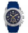Swiss Legend Commander Rubber Watch 20065 Watches - 33-GNB Blue Face / Gold Dial / Blue Band